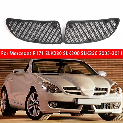 适用奔驰轿跑SLK200机盖SLK280格栅SLK300引擎盖SLK350通风网W171