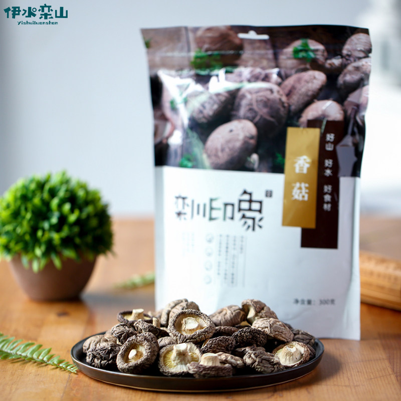 栾川印象南水北调椴木香菇300g