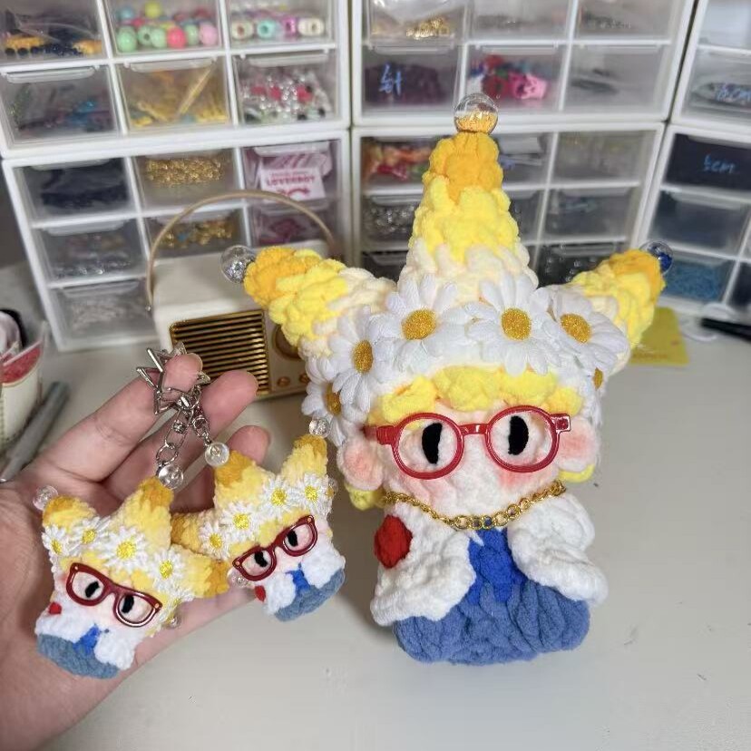 【成品】权志龙手工钩织玩偶送生日礼物包挂件GD应援可爱毛线娃娃