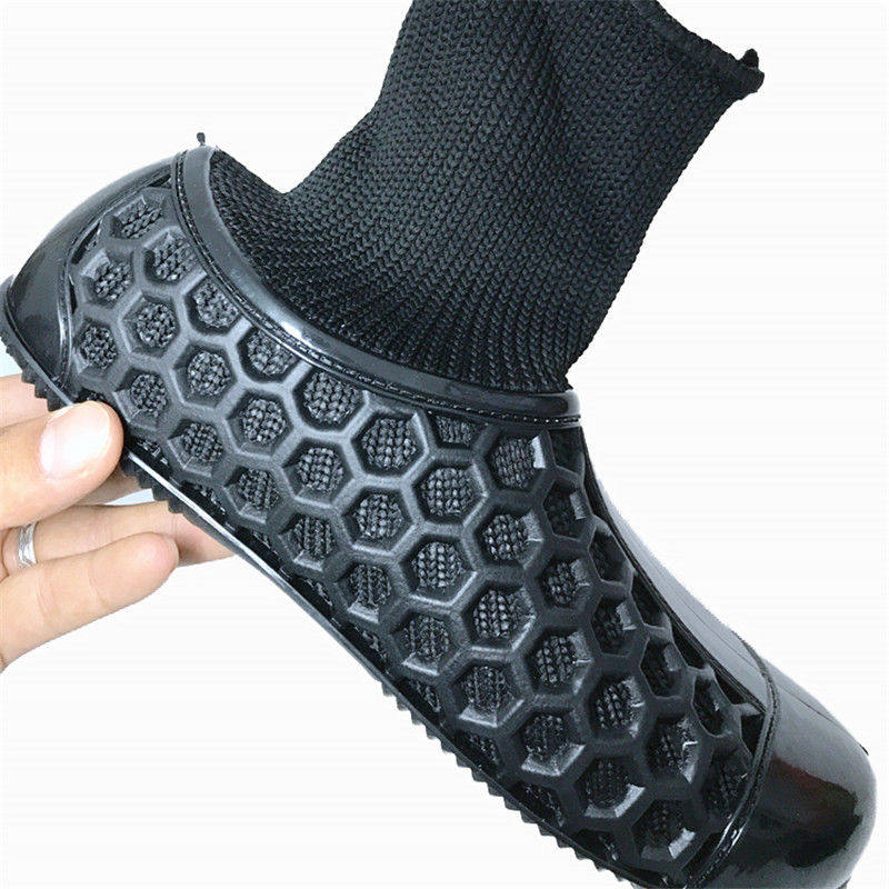 RICE FIELD RICE PLANTING SHOES HIGH ELASTIC MUD SHOES STOCKINGS BEACH INSECT AND ANT LEECH ANTI-STINGING BLACK MUD FIELD RAIN BOOTS