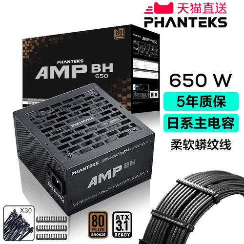 追风者650W台式ATX3.1电源