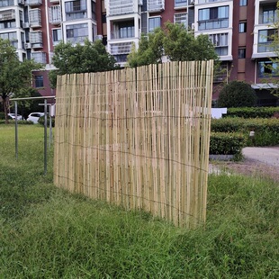 竹片编织卷帘户外竹制围栏栅栏户外庭院装饰遮蔽竹篱笆围墙竹条蔑