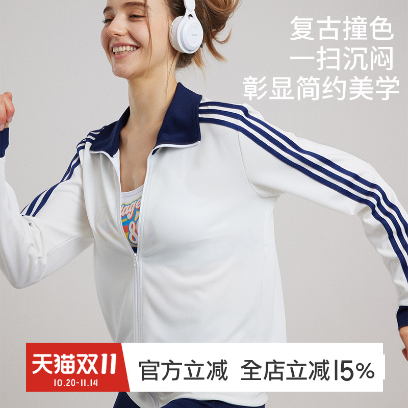 gymna美式复古运动休闲外套女