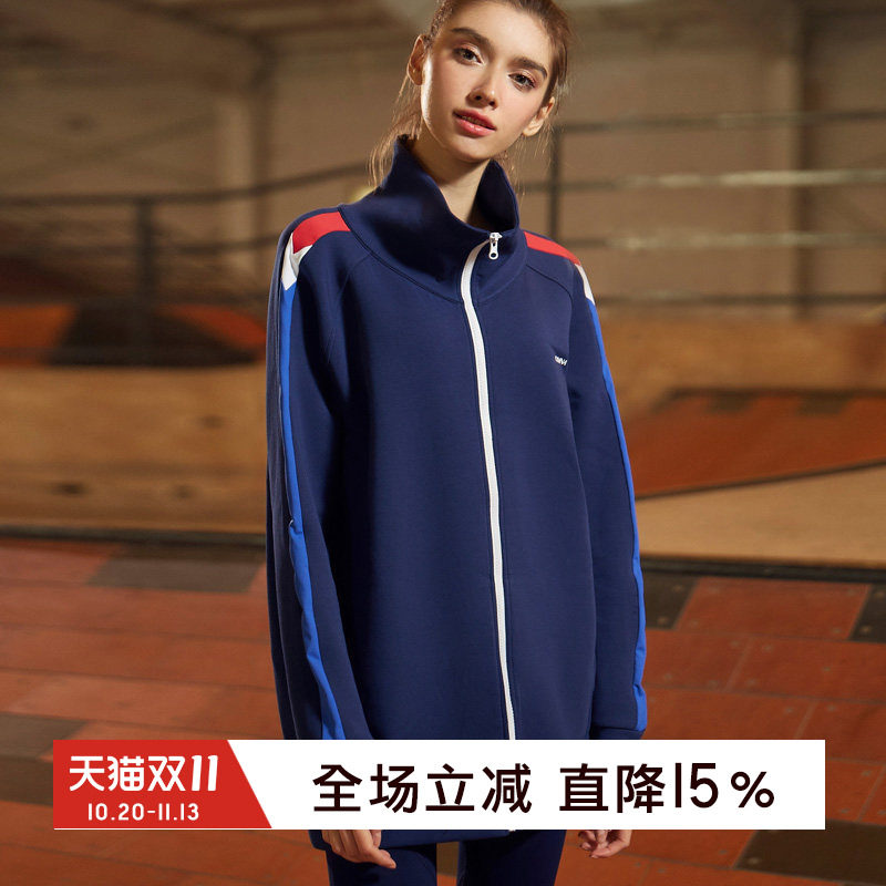 GYMNA学院风运动外套厚款瑜伽服跑步健身运动长袖女显瘦速干