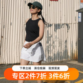 gymna复古运动短裙女防走光弹力速干休闲瑜伽训练美式 a字裙夏新款