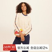 T恤休闲跑步抽绳收腰运动上衣新款 gymna复古学院健身衣女长袖 修身