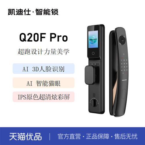 凯迪仕人脸指纹密码铝合金