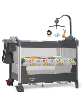 valdera瓦德拉婴儿床多功能便携可移动折叠拼接床新生宝宝摇摇床