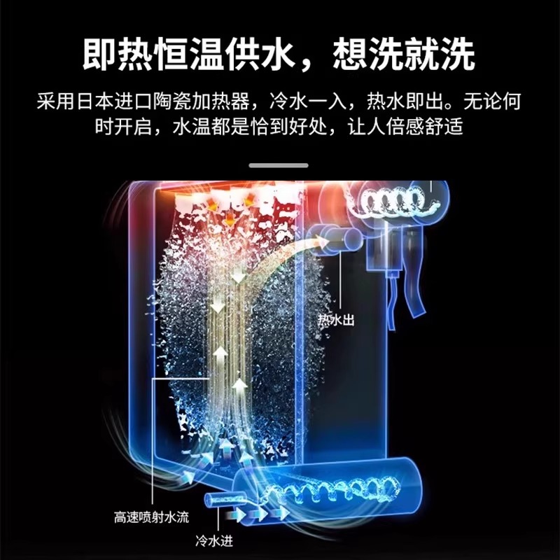 松下智能马桶盖新品日本电动全自动家用即热式快速烘干冲洗器RN25