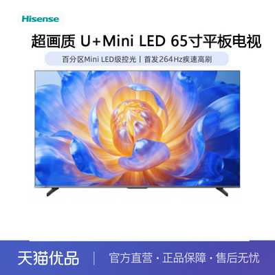 海信电视65E5N 65英寸Mini LED智能电视机家用AI电视以旧换新补贴