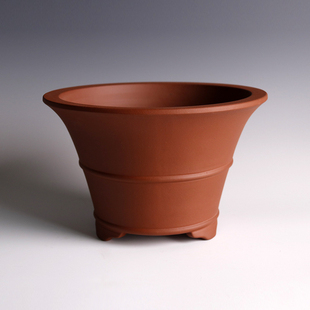 宜兴紫砂花盆陶瓷大号绿萝盆紫砂盆景盆精品兰花盆古典素面桌面