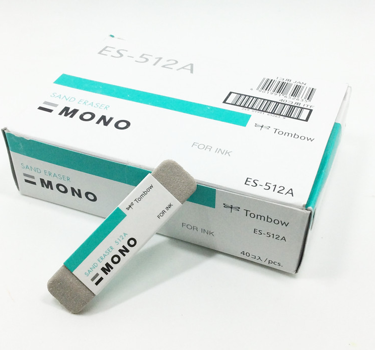 蜻蜓TOMBOW MOMO ES-512A 磨砂橡皮 可擦圆珠笔 钢笔水笔