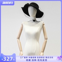 韩版平肩模特道具女全身人台服装店直角肩半身人偶橱窗衣架展示架