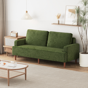 2025新款布艺沙发客厅家用小户型双人雪尼尔简约现代卧室直排民宿