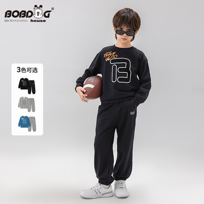 春款童装卫衣运动套装卫裤两件套