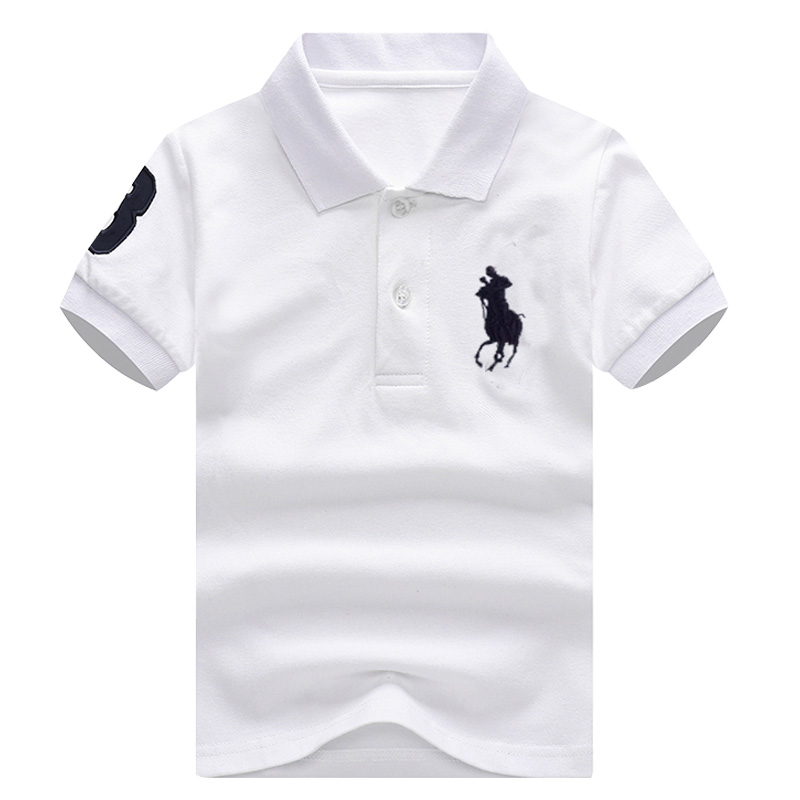 夏季纯棉透气翻领半袖T恤