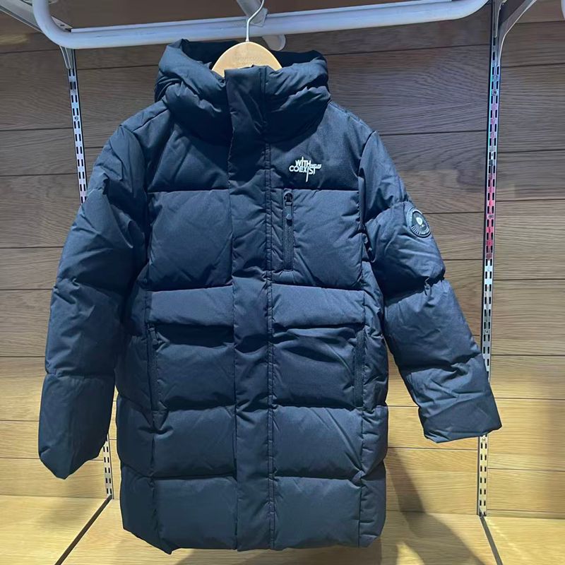 儿童装男童女童长款鹅绒羽绒服