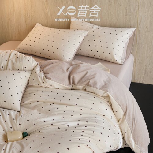 A类ins风100S长绒棉纯棉四件套