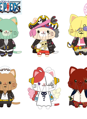 日本MOVIC海贼王动漫路飞索隆毛绒公仔眼罩Withcat RED剧场版周边