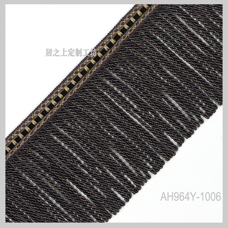 【一米价】美式欧式窗帘靠包幅宽215mm绳排苏沙发老虎椅台灯家具