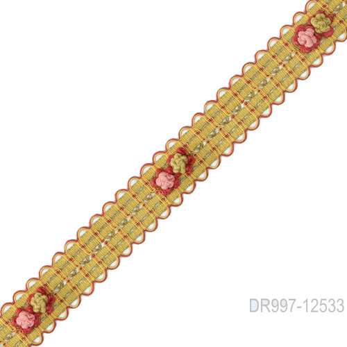 装饰花带新中式中式立体花