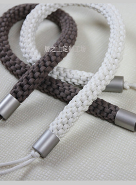 【单支价】手工编织craftsman出口仿皮革系列新款蜡绳窗帘绑绳