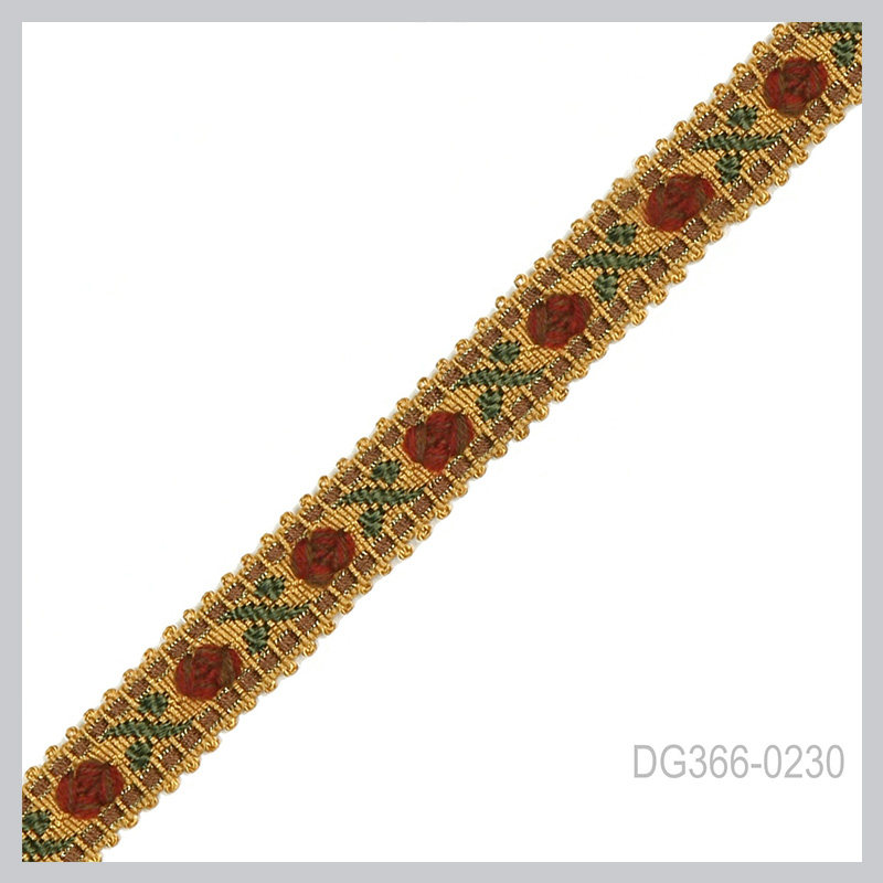 【一米价】金玫瑰带子装饰diy沙发窗帘辅料布艺花边花带