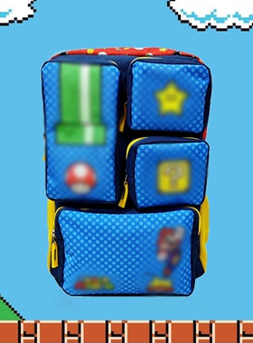 Children's cute cartoon student schoolbag large backpack kid