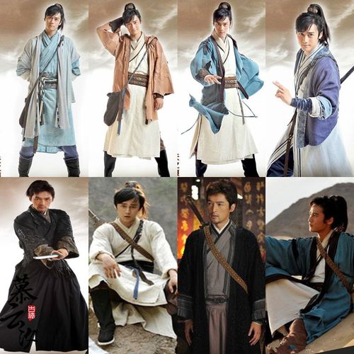 武侠服装男剑客价格 武侠服装男剑客图片 星期三