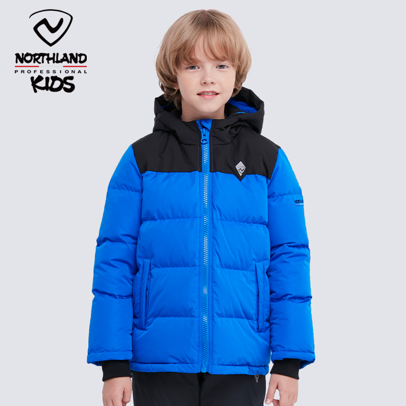 诺诗兰新款加厚大童保暖羽绒服