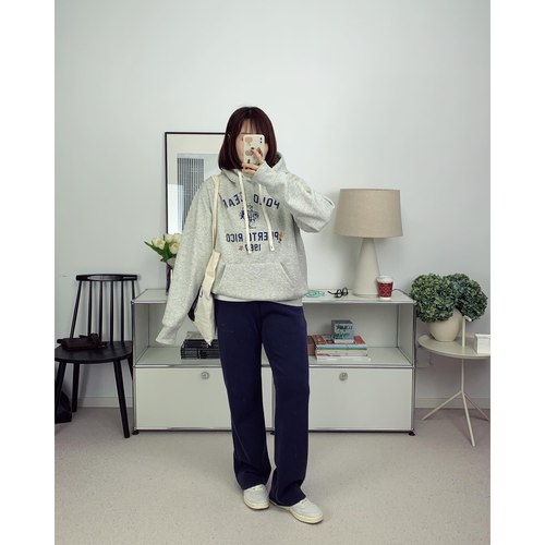 6折 softstreme莫代尔混纺加绒空气裤直筒阔腿裤鸬鹚24秋冬新款