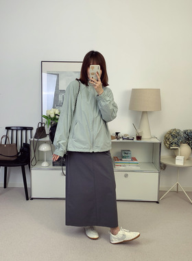 MM小众设计字母刺绣宽松轻薄休闲外套防晒服26夏季新款【鸬鹚】