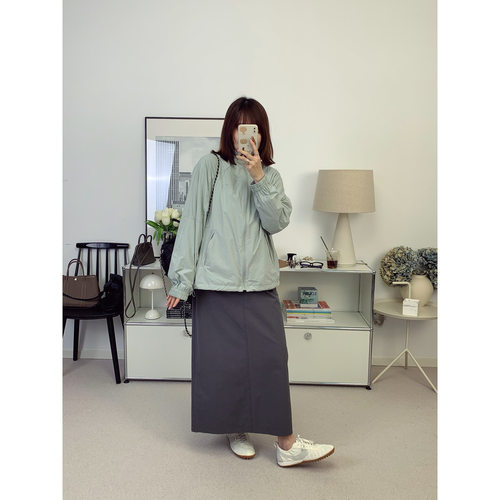 MM小众设计字母刺绣宽松轻薄休闲外套防晒服26夏季新款【鸬鹚】