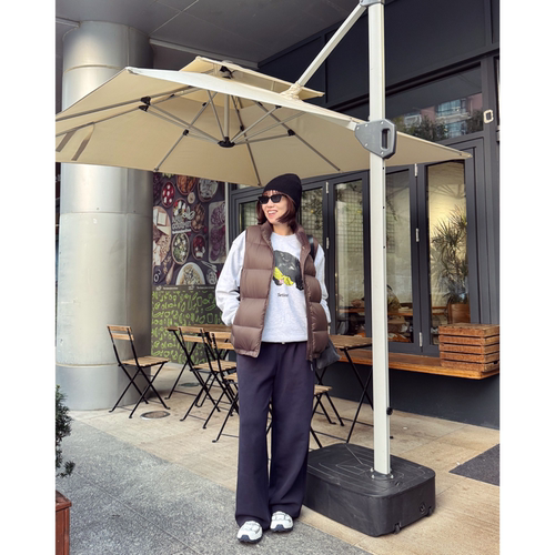 原258 限时7折~自线鸬鹚日本私服狗狗网球图案灰色圆领卫衣26秋冬