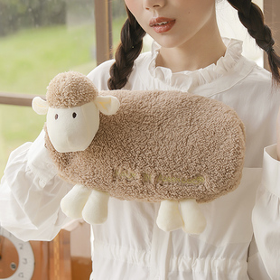 暖手宝2024新款充电式热水袋暖宝宝敷肚子暖水袋可爱毛绒防爆正品