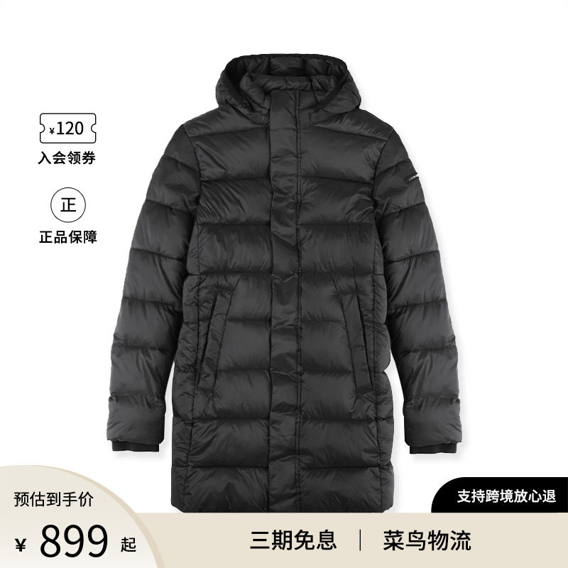 【6期免息】Calvin Klein/CK凯文克莱冬季新款男士长款棉服羽绒服