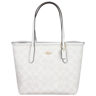 COACH蔻驰 奥莱款小托特包city23时尚单肩手提包mini迷你菜篮子包