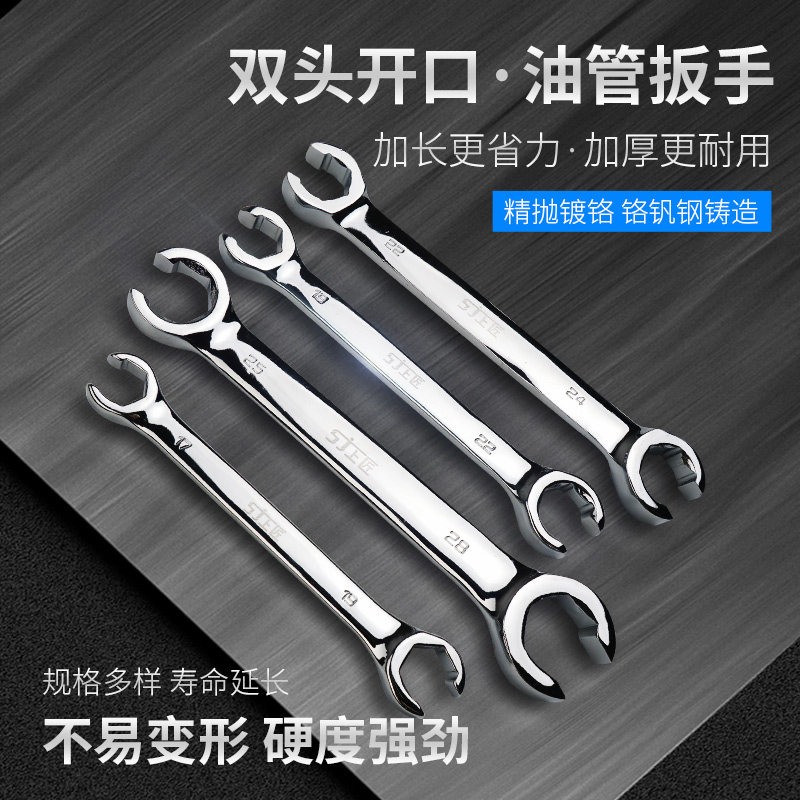 上匠专用叉口双头呆扳手图片