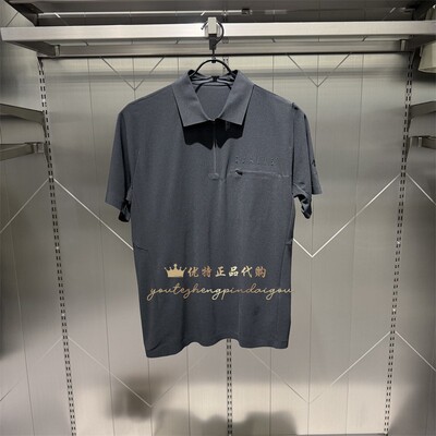 DESCENTE迪桑特DUALIS系列夏季都市通勤男士户外透气短袖POLO衫男