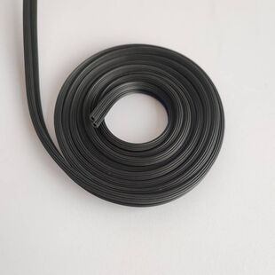 橡胶纱窗压条卡条铝合金塑钢纱窗压条配件橡胶条牛筋压条黑色嵌条