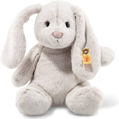 Steiff Cuddly系列 Hoppy Rabbit兔子玩偶兔子毛绒玩具灰兔垂耳兔
