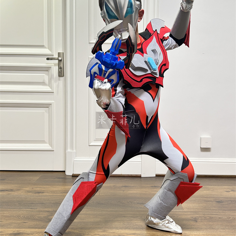 捷德奥特曼立体铠甲 奥特曼衣服 万圣节儿童装扮手工铠甲 cosplay