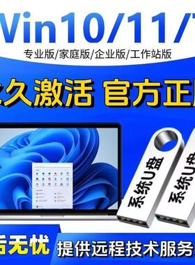 电脑系统U盘一键重装机Win11/10/7专业纯净正版win10系统装机U盘