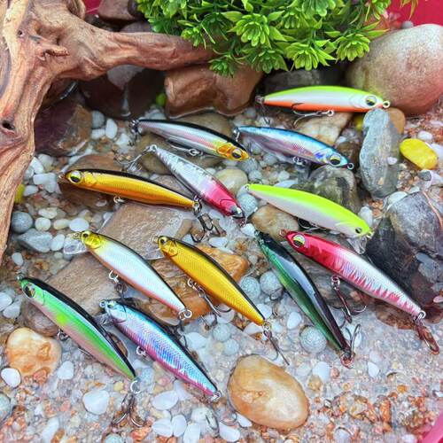 沉水铅笔沉水米诺小银鱼微物颤沉路亚饵颤沉掏桥洞马口青稍溪流饵