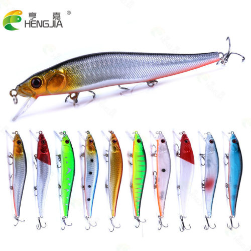 亨嘉新品大型路亚浮水米诺鱼饵14CM塑料假饵fishing路亚饵批发