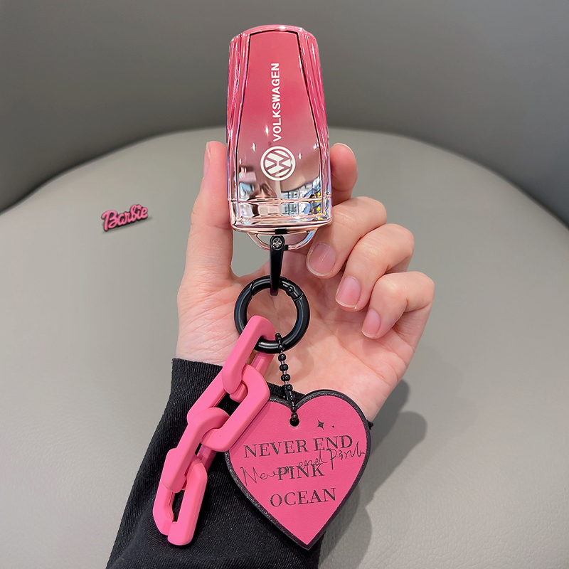 大众迈腾B7钥匙套老款CC一键启动专用汽车12/13/15/16款女士扣壳