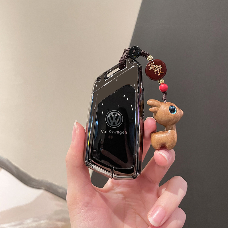 2025款大众ID3钥匙套21-25款ID3聪明款专用汽车高档金属男包壳扣