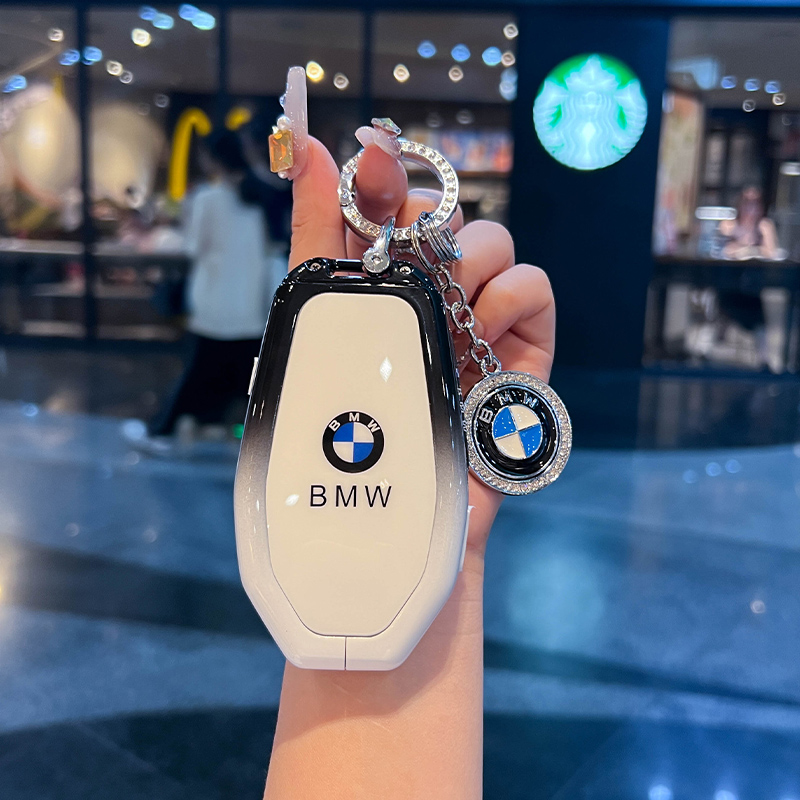 适用新宝马液晶钥匙套7系730li 740男5系535LE6系GT扣X3X5/X7壳女