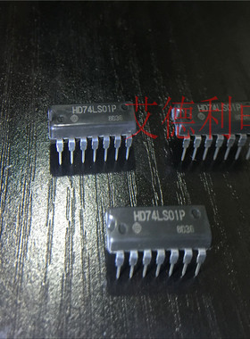 集成芯片HD原装正品HD74LS01P 现货可直拍 DIP LS01P