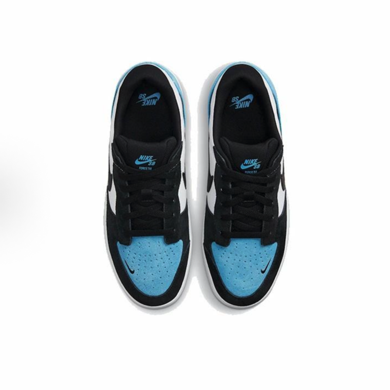 耐克Nike SB Force 58黑蓝低帮复古休闲板鞋CZ2959-400【浙江仓】
